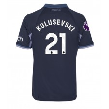 Tottenham Hotspur Dejan Kulusevski #21 Bortatröja 2023-24 Korta ärmar